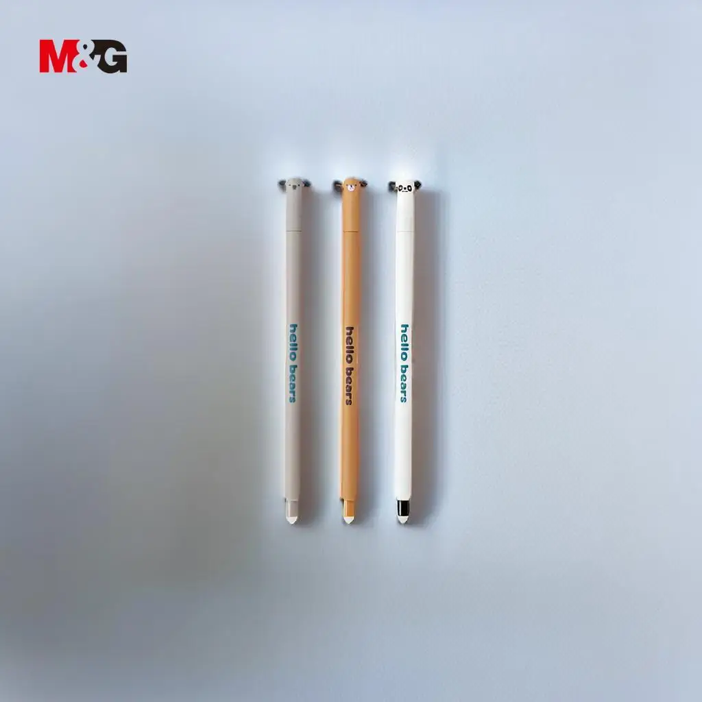 M&G Stationery Supply Cute Kawai Animal Friction Erasable Gel Ink Ball Pen Made in China for Wholesale Prices