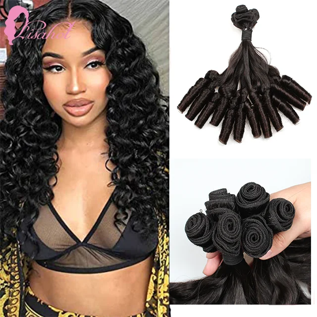 Lisa Dancing Curly Odorless Internet Celebrity Explosions Funmi Hair Double Drawn Magic Curl For Dancer