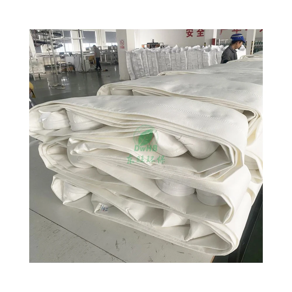 High quality polyester PET filter dust collector filter bag cage for cement plant non ferrous metal smelting industry