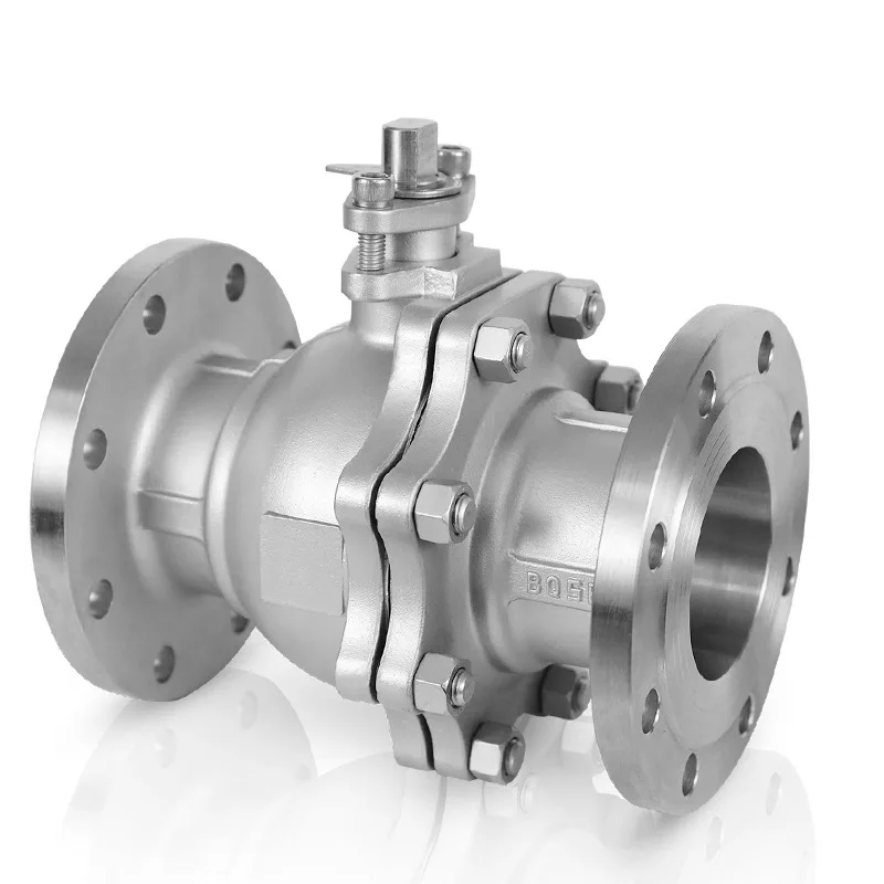 Fast Shipping Modern China 304 Stainless Steel Hydraulic Valve DN65 PN16 Flange Ball Valve Control Valve