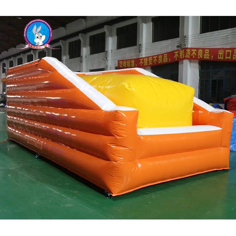 inflatable blob team building sports games inflatable jumping pillow crash mat