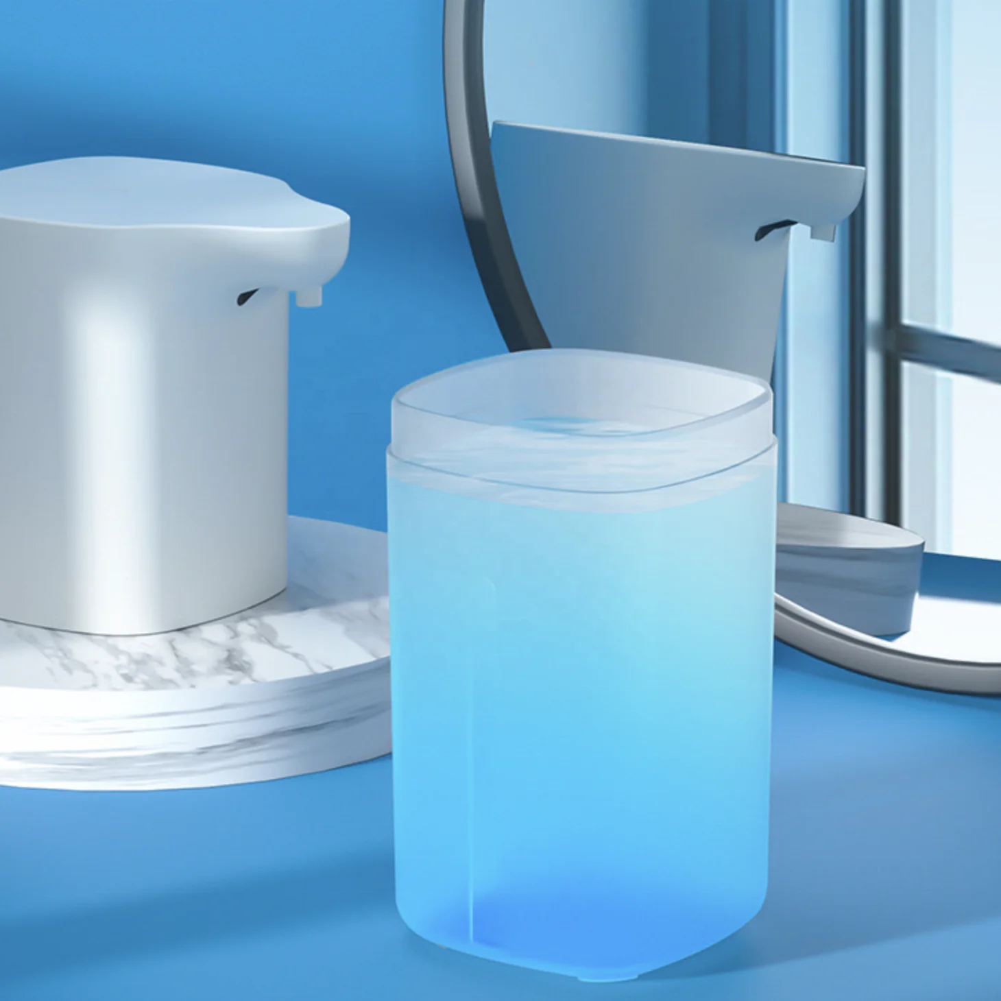 Automatic Auto Foam Soap Dispenser for Liquid Soap Plastic Commercial Soap Dispenser
