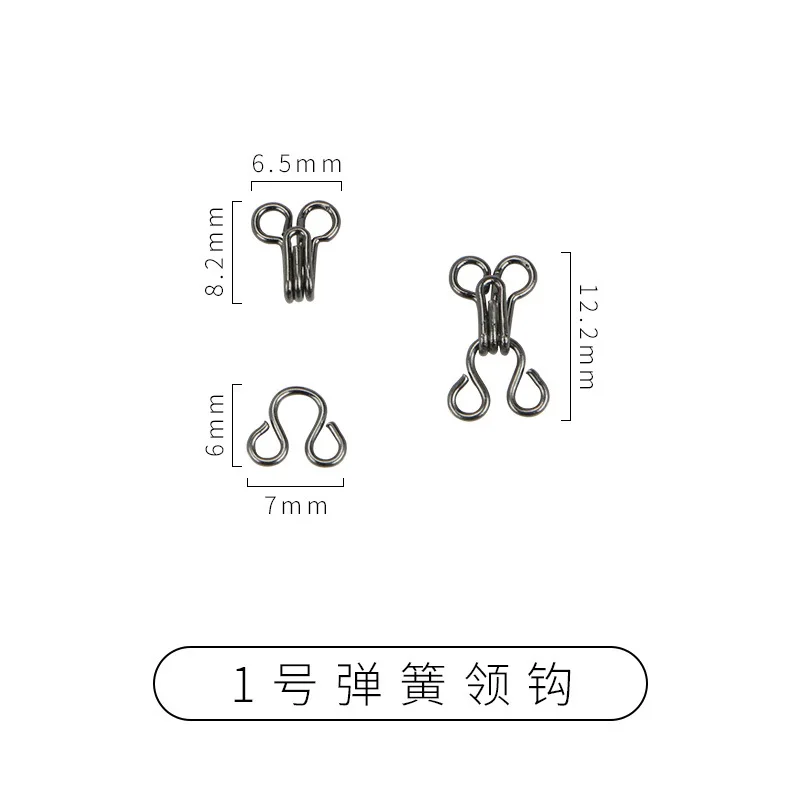 Custom Popular Design Silver Color Adjustable Copper Brass Metal Pants Trouser Hook And Bar