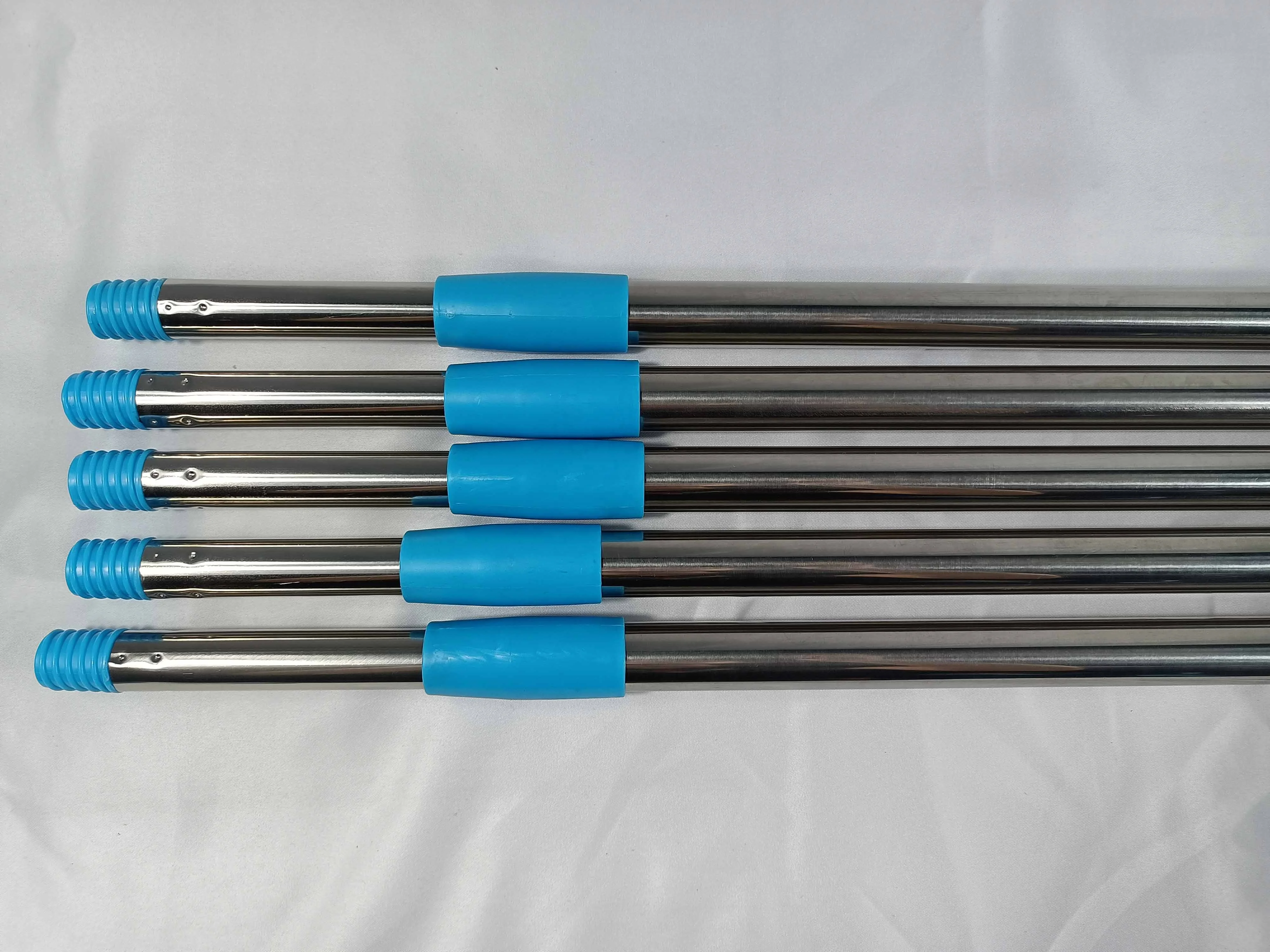 Диаметр 19/22 мм нержавеющая сталь ручка швабры телескопическая ручка метла полюс 2 секции швабры стержень