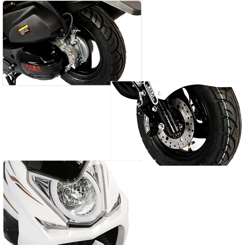 Motor Gasoline Motorcycle Moped 125cc Moto Gas Scooter With Yamaha Engine Scooters