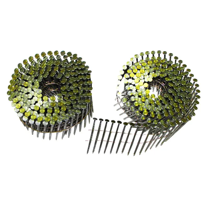 Hot Selling Bulk Coil Nails For Pallets With Good Quality For CN55 CN90 pneumatic tool 2.5x50