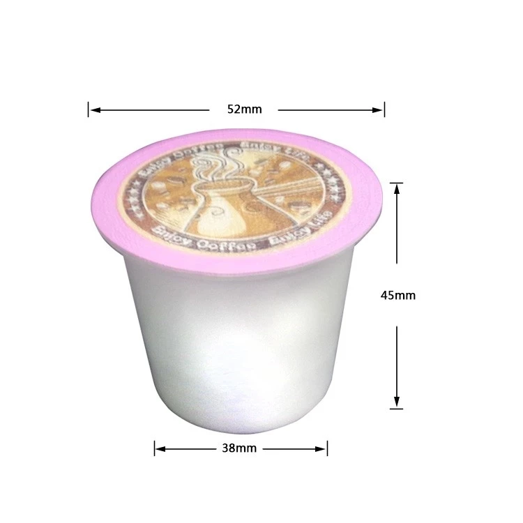 High quality biodegradable pla 100% caffitaly capsule k cup super quality empty k cup for keurig coffee capsule