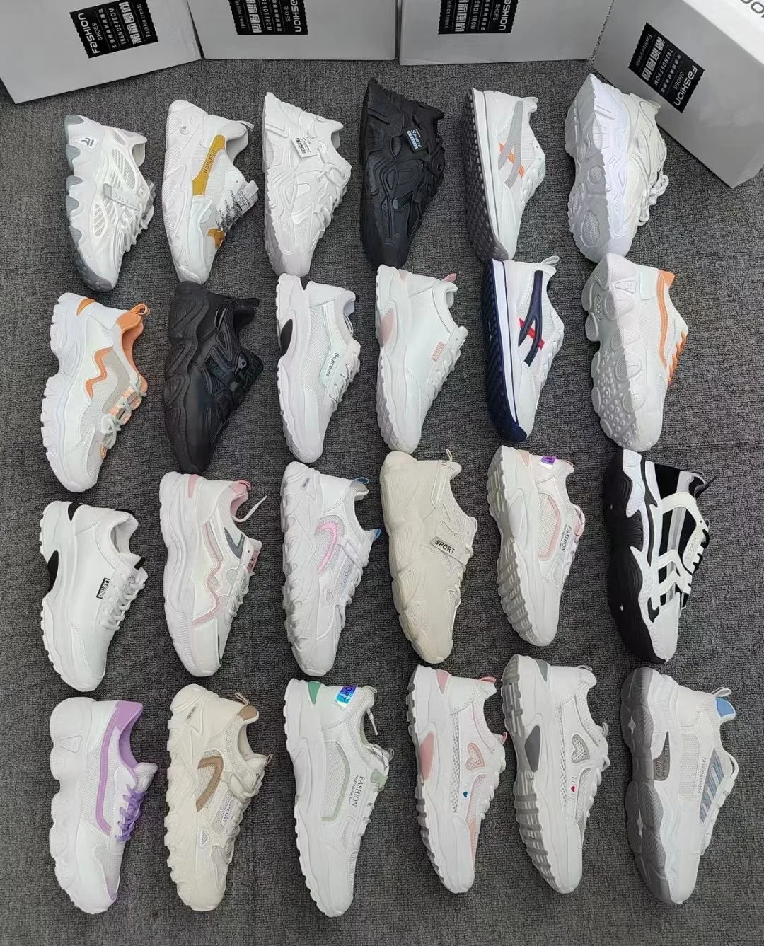 Clearance cheap wholesale Fashion women sport shoes casual running shoes breathable Lace-Up sneakers for women stock shoes