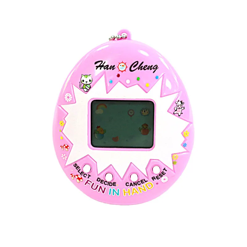 Transparent Electronic Pets Game Tamagotchi Handheld Game Console Toy Virtual Cyber Digital Pet Pixel Funny Gift Play Toy