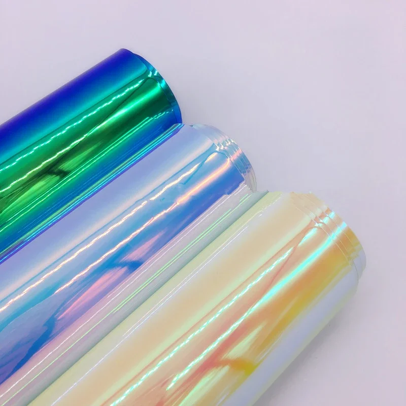 PVC holographic mirror vinyl leather for shoes bags for Christmas ( Productos para Navidad