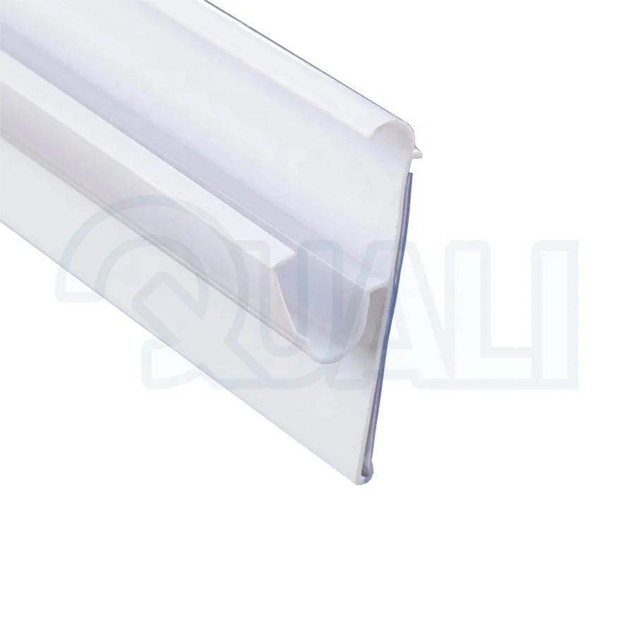 Quali Transparent Label Holder Plastic Price Tags Retail Plastic Price Strip Supermarket Price Holder