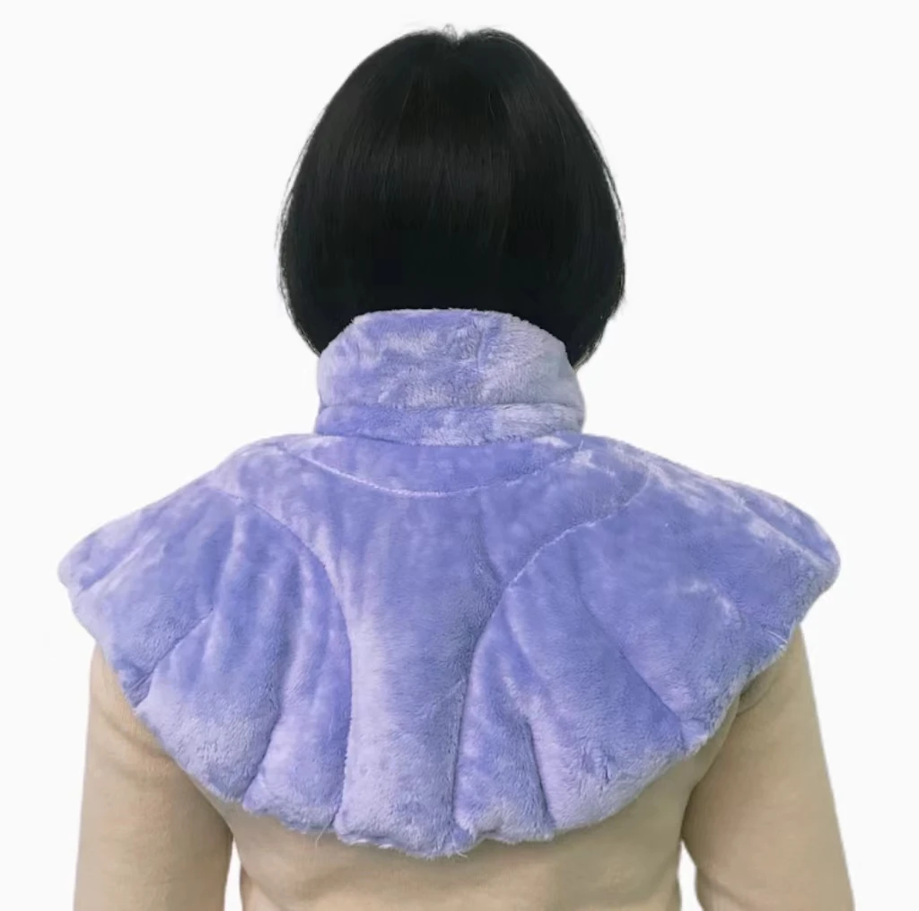 Home Use Cotton Wheat Bag Neck Pillow to Keep Warm U-shaped Cervical Neck Pillow Flaxseed Filling Heating Bag