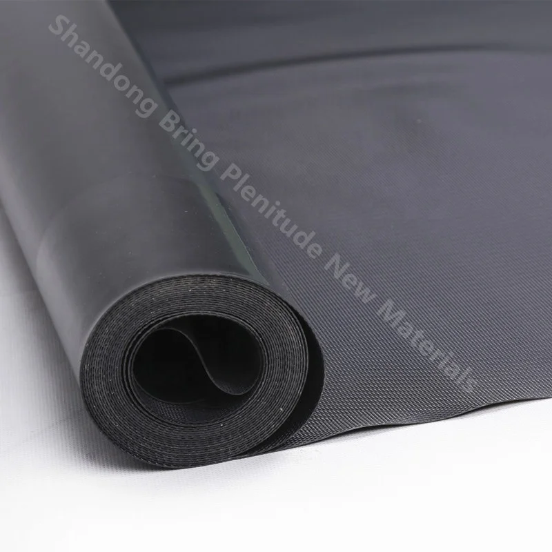 0.5mm,1.0mm,1.2mm,1.5mm,1.8mm,2.0mm,3.0mm EPDM Waterproofing Membrane For Roof Tunnel Pool Basement