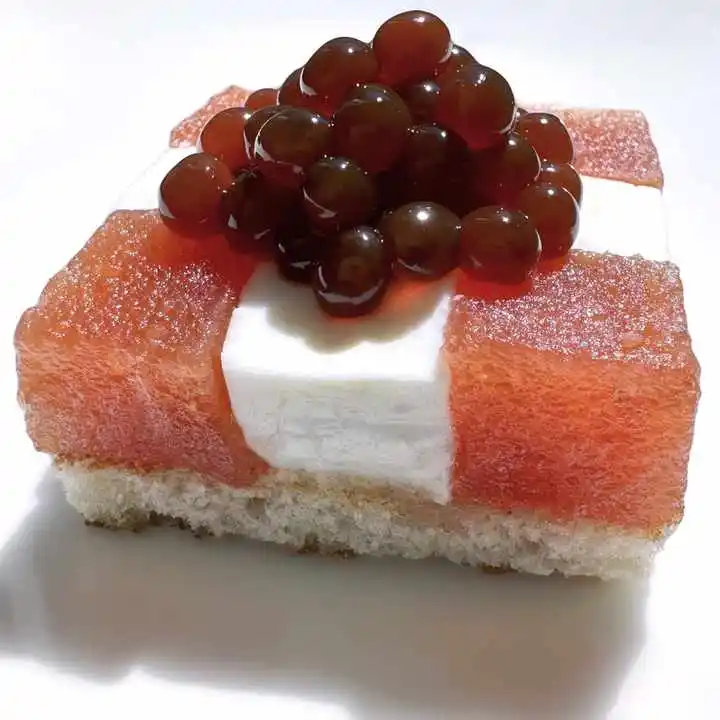 Hot Sale 55G Glass Jar Date Pearls For Many Kinds Dishes Spherika Fraozen Date Fruity Good Grade Sweet Taste Date Pearls Roe