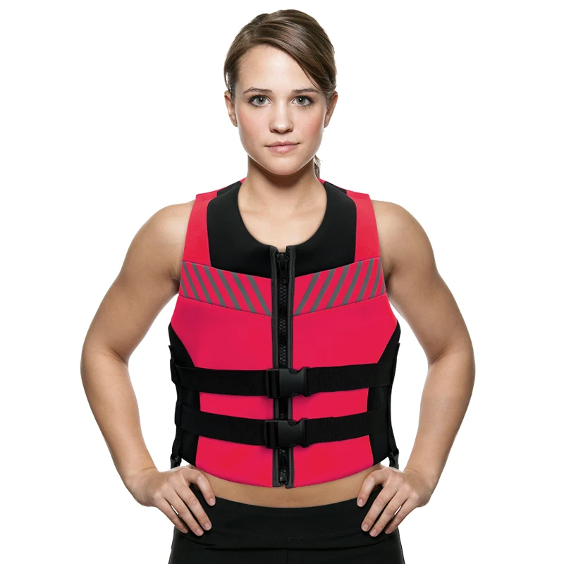 Eyson Manufacturer Customized Wholesale Life Jacket Neoprene PVC Adult Life Saving Vest