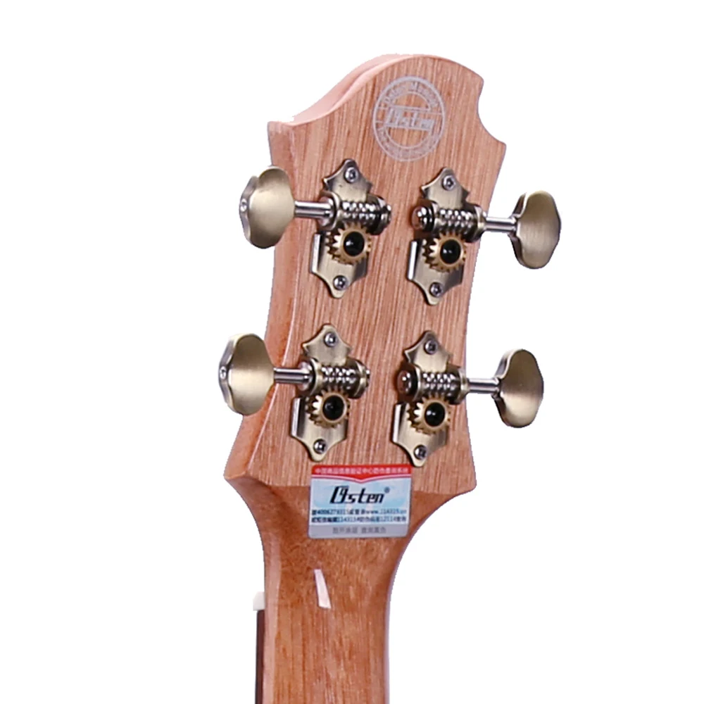 Full Size Ukulele Guitar Wholesale Price Spruce Wooden Flower Fingerboard Inlay 23 Inch Ukulele Make In China