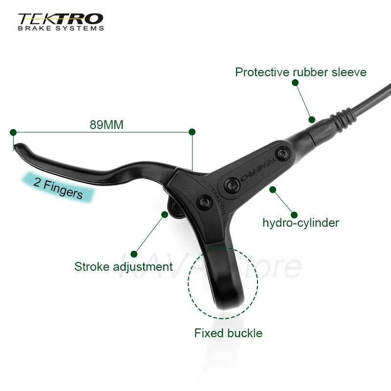 TEKTRO HD-M275n велосипед гидравлический тормоз Комплект mtb велосипеда дисковые тормоза комплект передний и задний набор запчасти