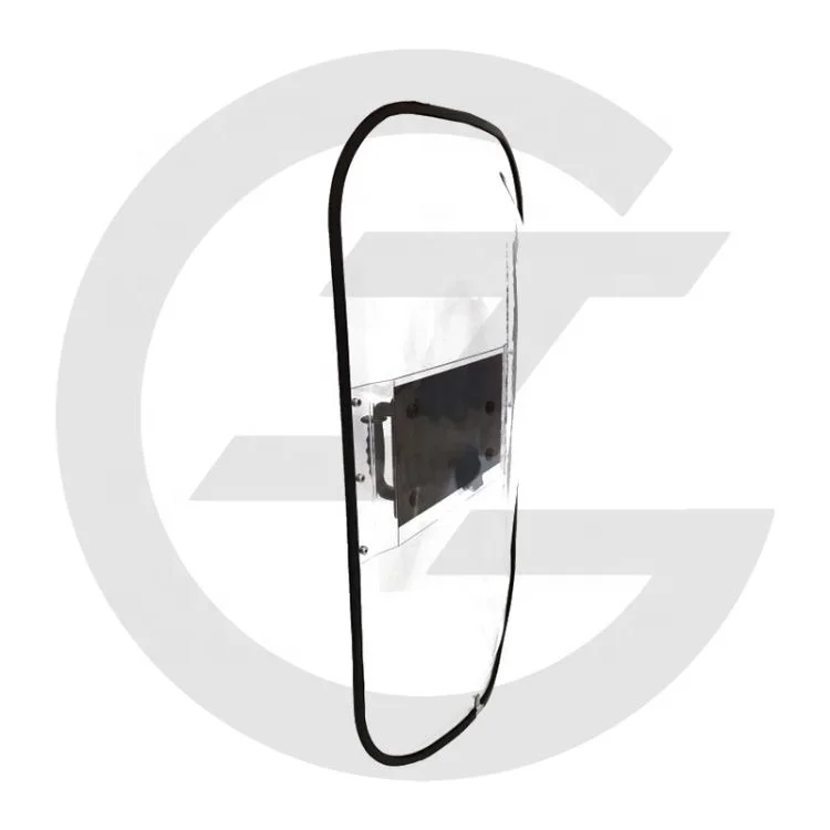 High Quality Protective rubber transparent pc poly carbonate shield equipment shield