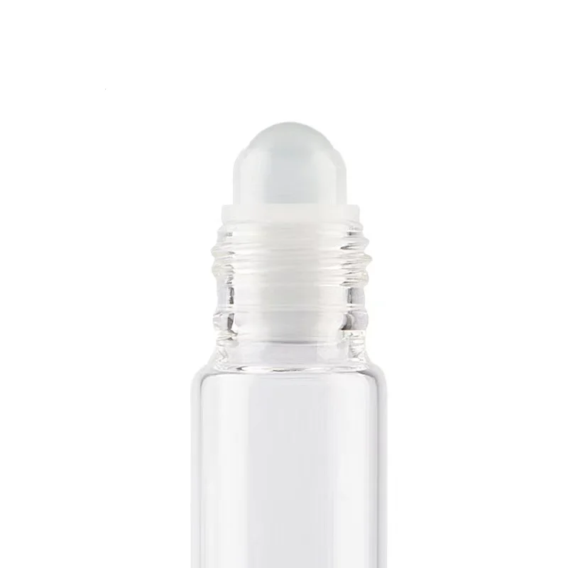 Wholesale Empty Cosmetic Bottle 10ml Roll on Ball Glass Bottle Perfume Essential Oil Bottle