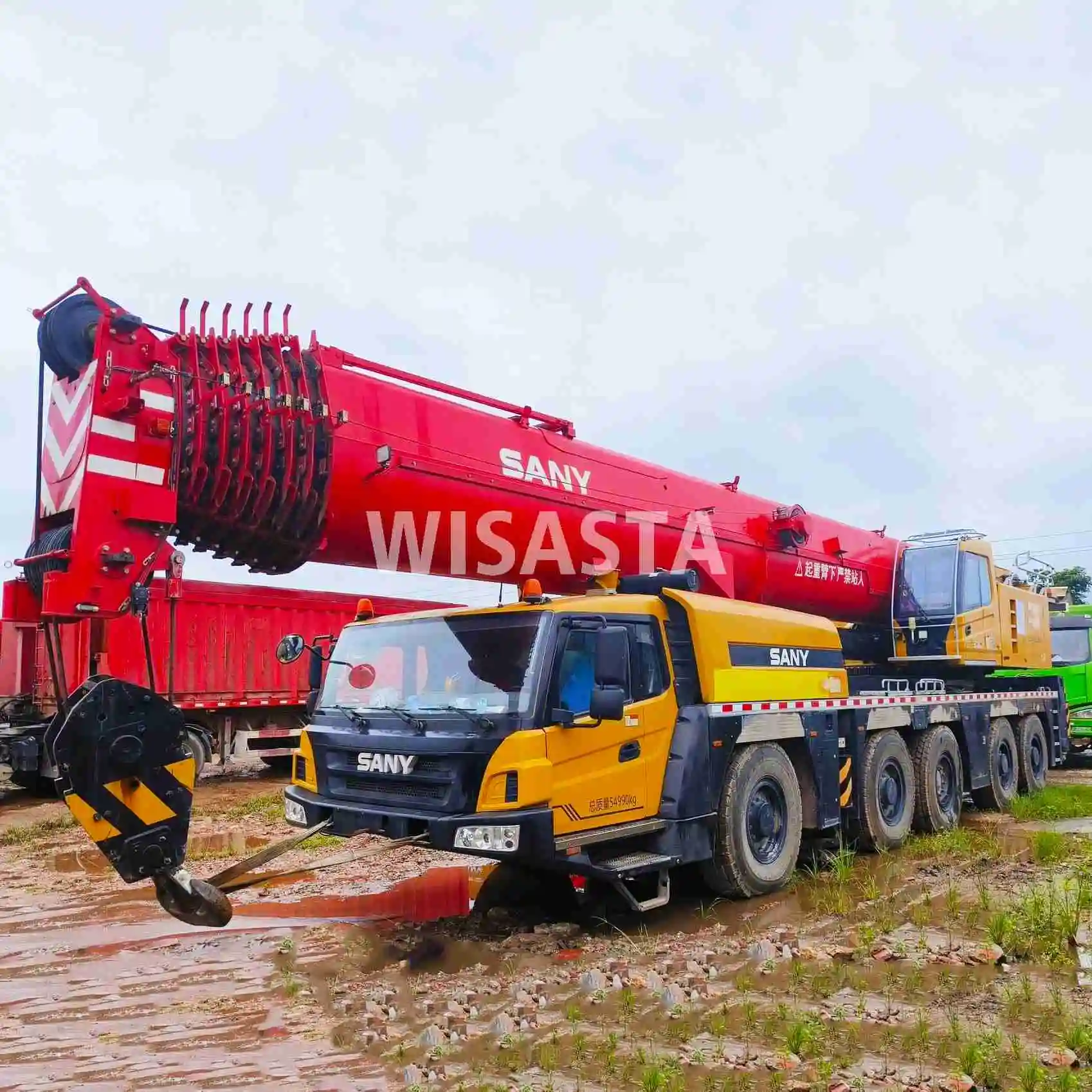 2021 SANY 160Ton  SAC1600 Straight Arm All Terrain Hydraulic Building Manufacturer Mobile 160t Construction Used Truck Crane