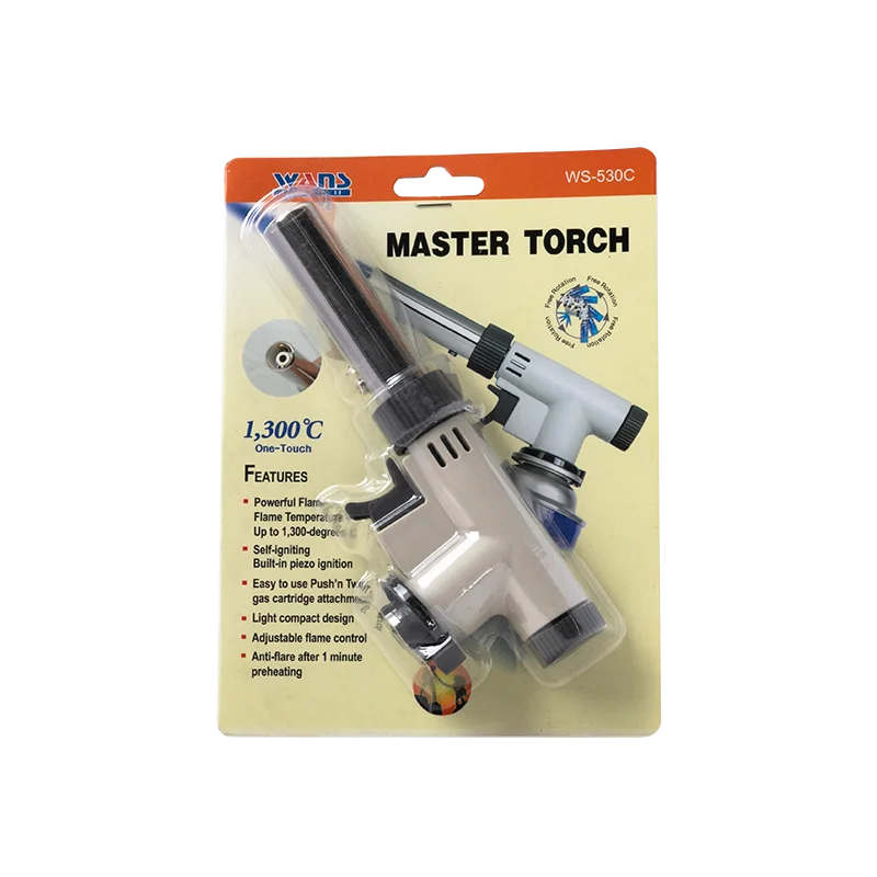 Outdoor portable camping welding butane gas blow torch lighter flame gun gas torch