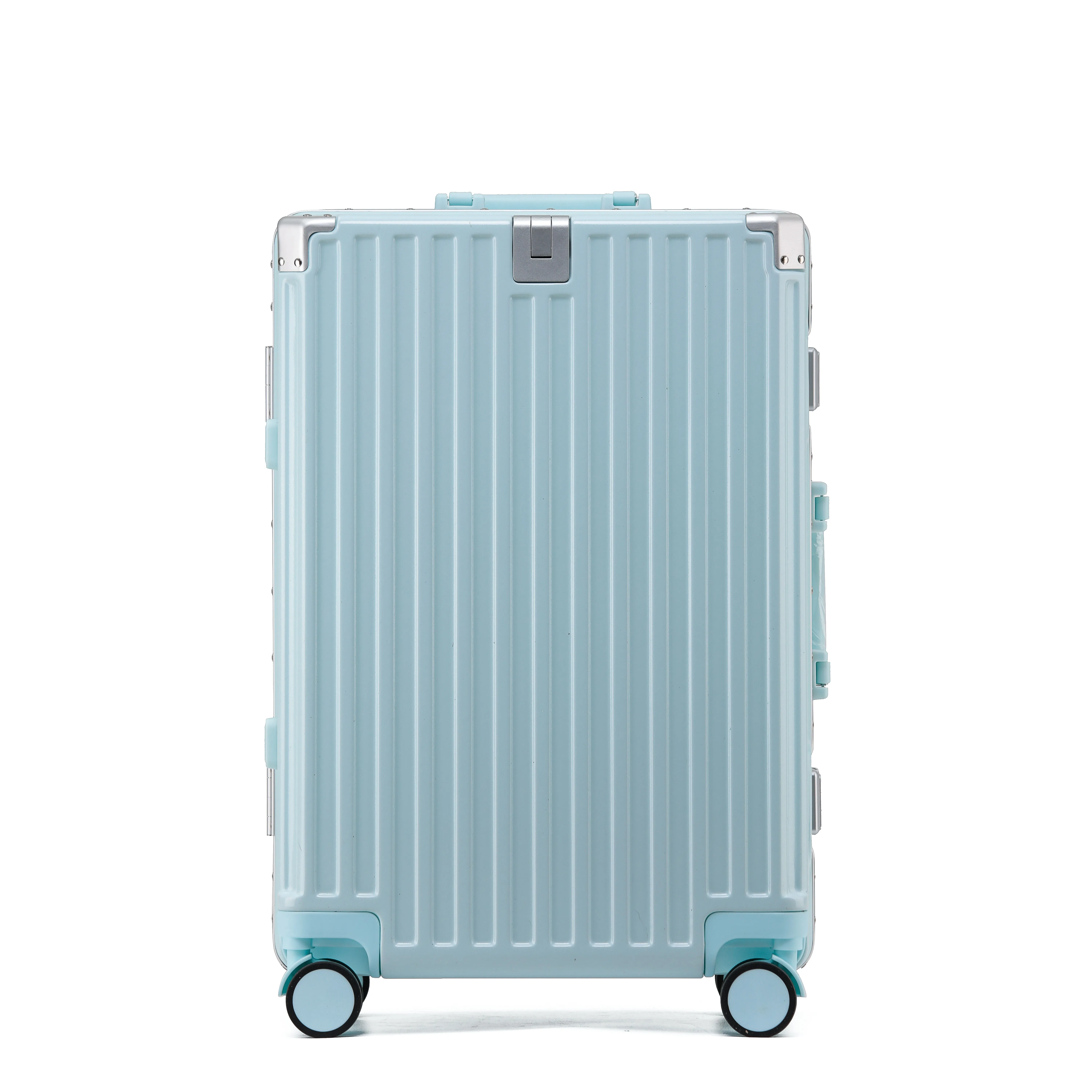 Cheap Hard ABS PC Shell Luggage Bag Aluminum Alloy Trolley Aluminum Frame Carryons Quality 20 22 24 26 28 Inch Valise Cabin Case