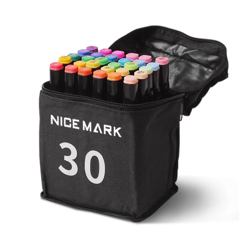 
Marker 24 30 36 48 Alcoholic Markers Dual Tip Paint Marker Pens With Customized Brand 
