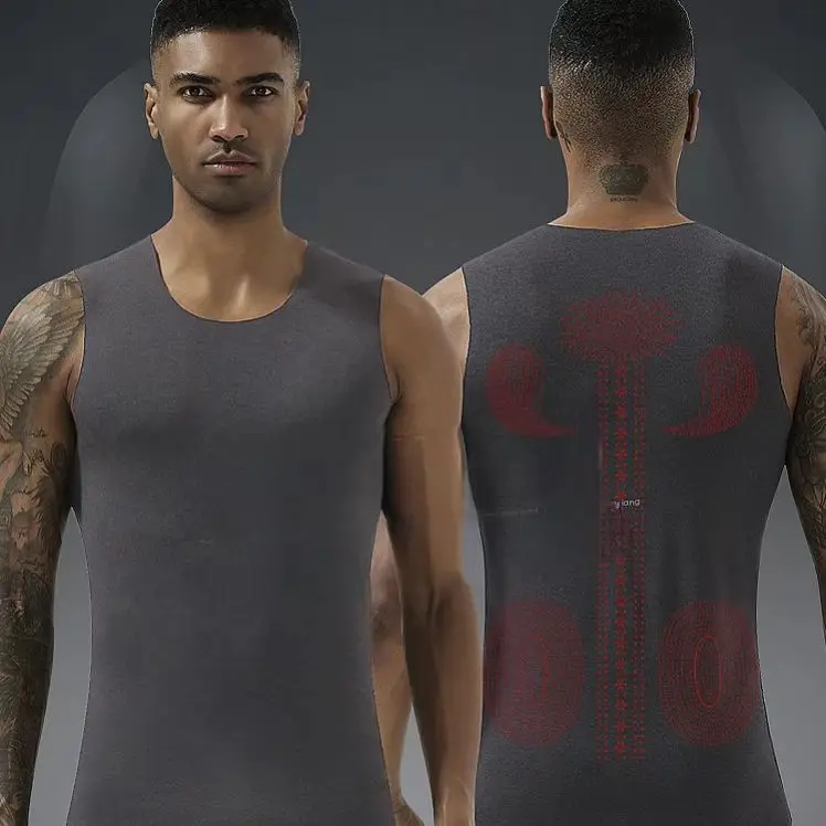 Hight Quality Breathable Nylon Material for Bodybuilding Thermal Function Slim Seamless Plus Size Body Shaper Shapewear for Men