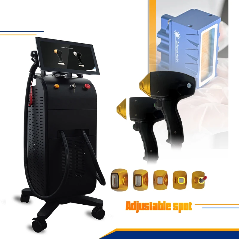 Vertical painless hair remove ice platinum titanium 3 wavelength 808 755 1064nm permanent diode laser hair removal machine price