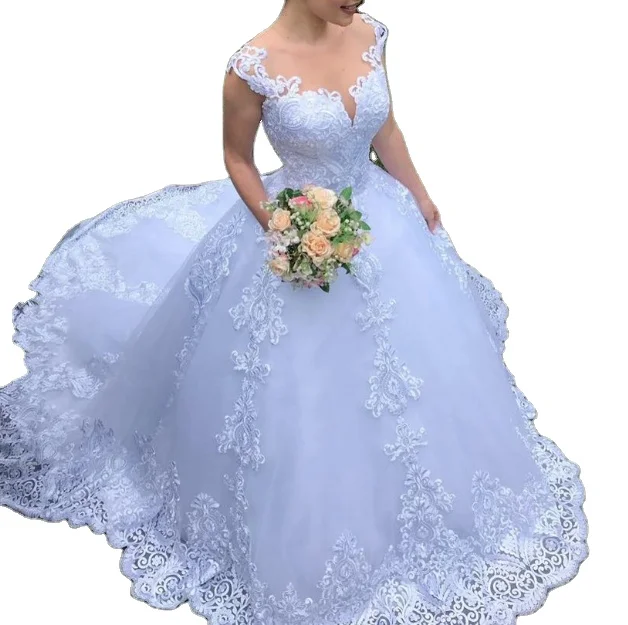 xmhs 2021 White Fashion Vestido De Noiva Bridal Tulle Mariage Women Wedding Dress wedding dress bridal gowns