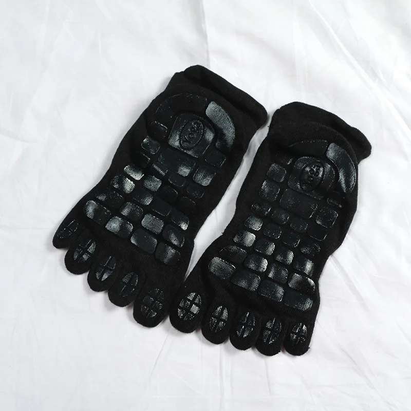 KonLee Factory Wholesale Price Anti Slip Womens Yoga Ankle Yoga Socks With 5 Finger