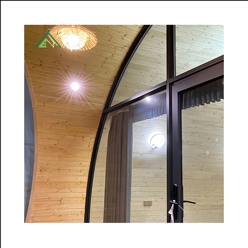 resort beach triangle ice design $100 outdoor clear customized glamp glass hotel tent for camping for sale