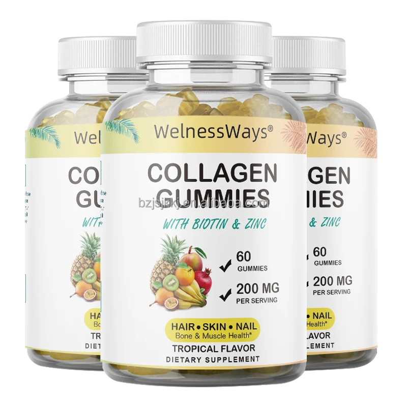 Welnessways Whitening Supplement Glutathione capsules Collagen L-Glutathione Gummies Glutathione gummy