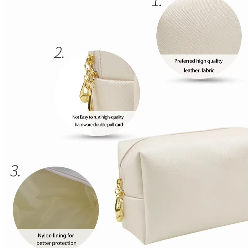 Multi-color Mini Jewelry Storage Bag Easy Carry Travel Small Size Fashion Cosmetic Makeup Pouch Bag