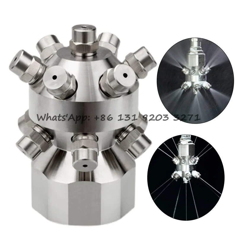 SS304 Stainless Steel Fixed 7-Head Tank Washing Nozzles home garden 13-Head Stationary Cluster TankJet Cleaning Nozzle