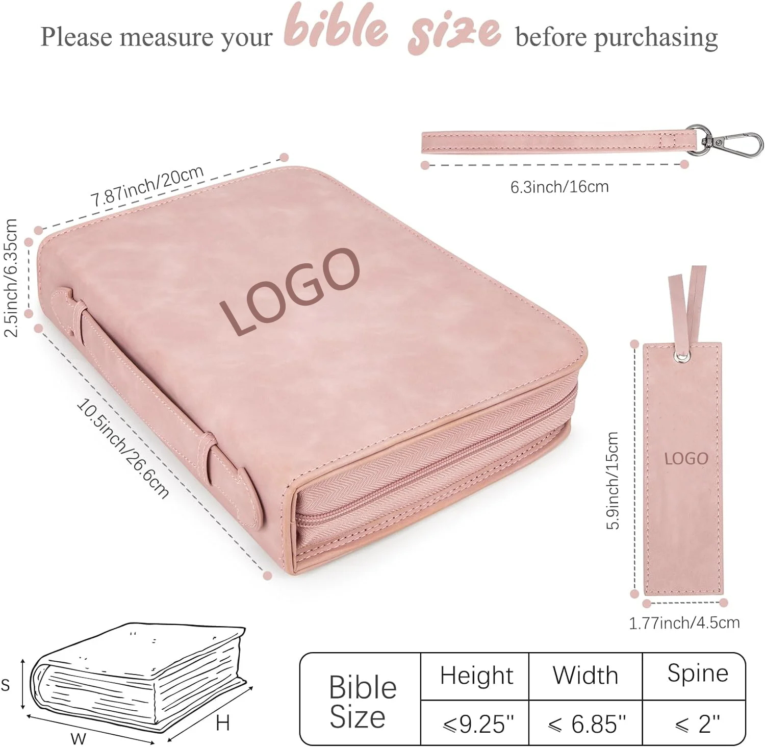 Large Study Bible Carrying Cases Holder Custom Pattern Bible Carrier Tote Bags Pockets Christian Bible Accessories Gifts
