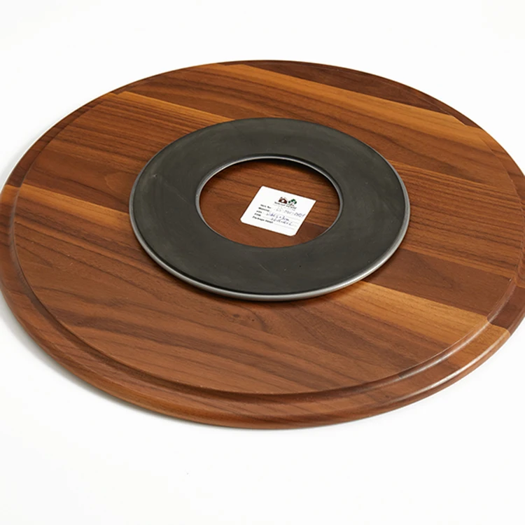 
Environmental Friendly Round Kitchen Dining Table Walnut Wooden Turntable Lazy Susan 