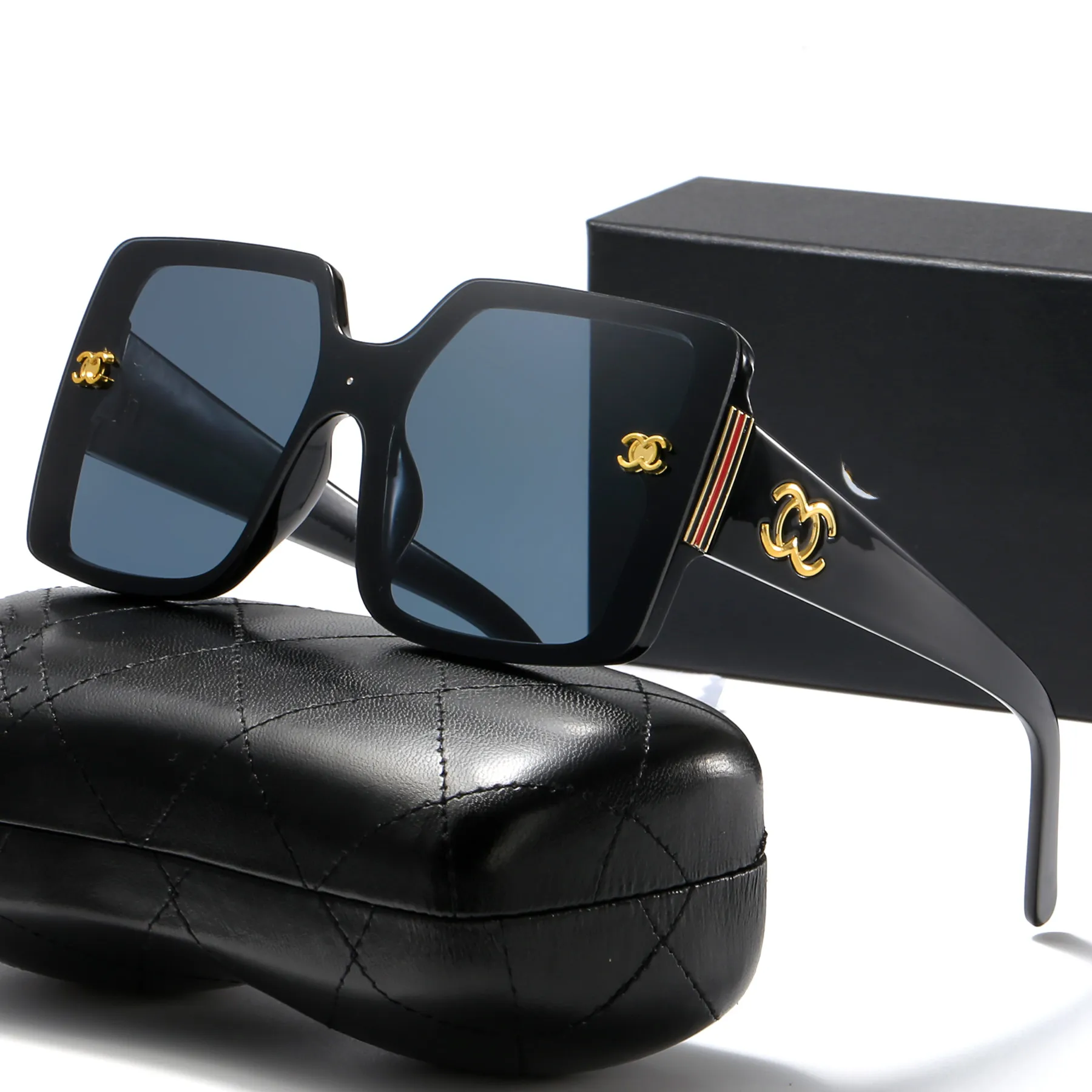 Солнцезащитные очки женские оверсайз оправа модные роскошные дизайнерские оптом новый производитель женские солнцезащитные очки