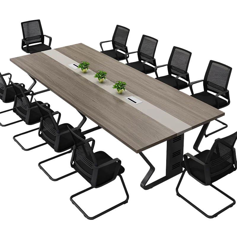 HYZ-14 office furniture desk 20 person office meeting room conference tables chairs set meeting table modern conference table