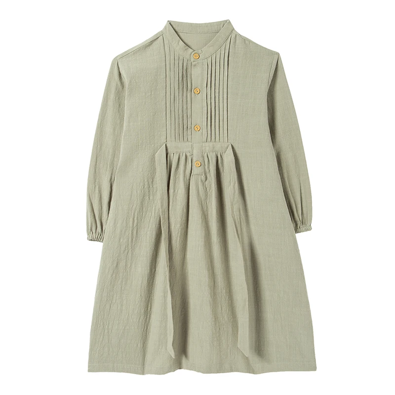 Весна-лето 2020 пасторальный стиль 100% хлопок детская одежда для маленьких девочек Детские платья