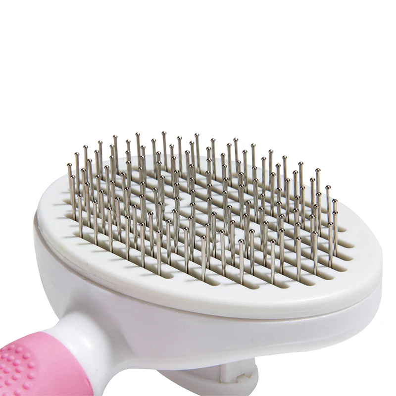Wholesale OEM hot sale Pet self cleaning hair brush cats dogs hair removal Grooming Comb