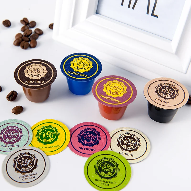 Empty Coffee Capsule Compatible with Nespresso Capsules with Heat Sealing Lid / Self-adhesive Lid