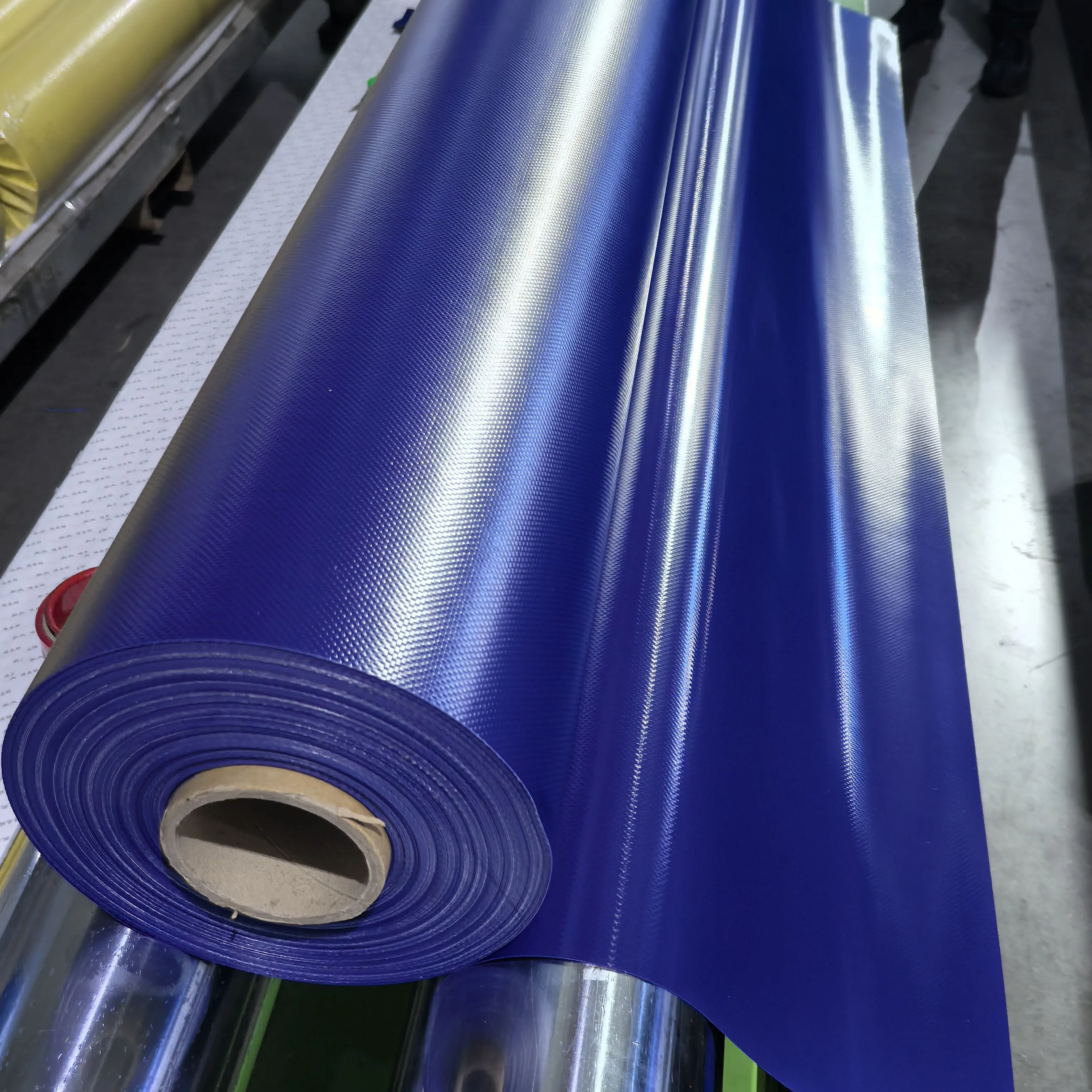 22 унции простой стиль ткань с виниловым покрытием тканый узор брезент водонепроницаемая ПВХ