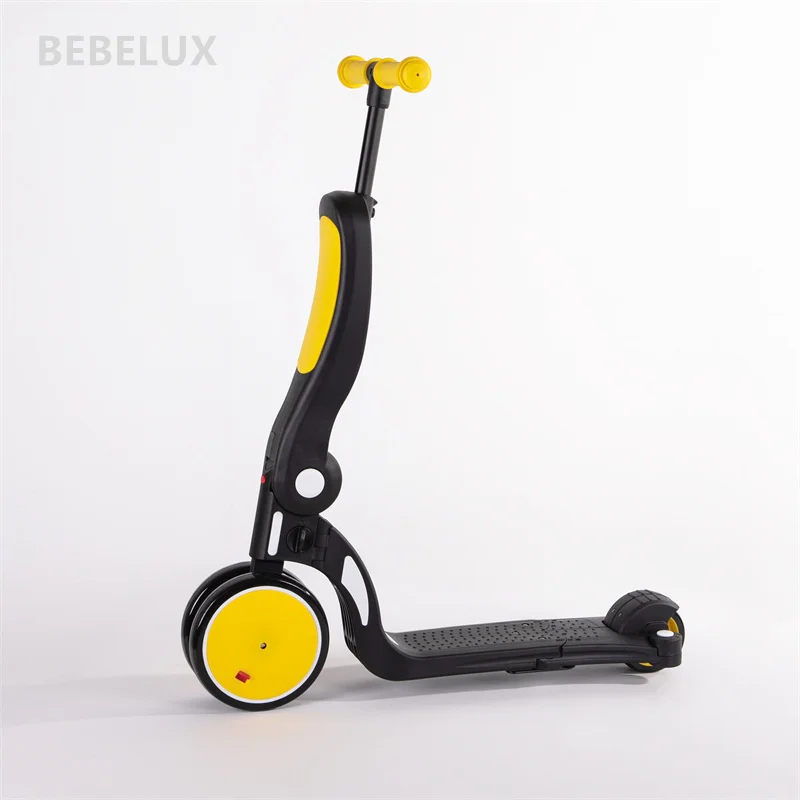 Детский скутер BEBELUX с регулировкой два или три колеса снять сиденье трюк Многофункциональный баланс велосипед и трехколесный для ребенка
