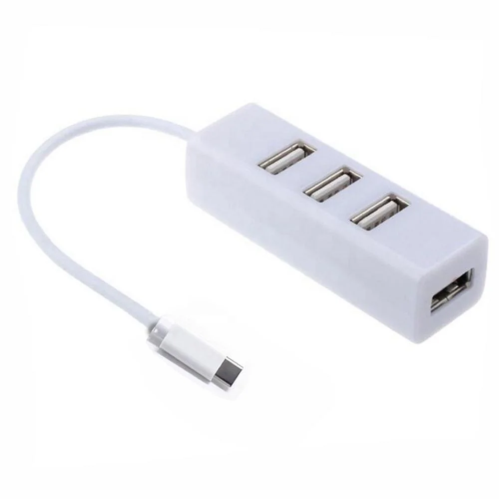 Высокое качество 4 в 1 480 Мбит/с высокой скоростью порта USB Hub 2 0 адаптер для ноутбука Macbook OTG Type-C