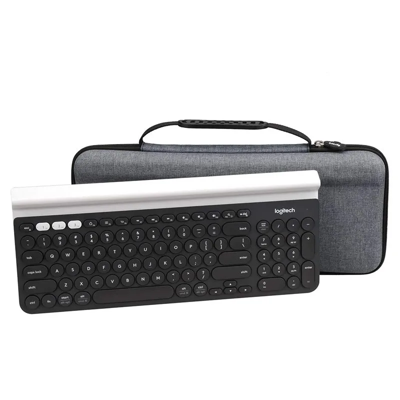 Custom waterproof fabric eva travel hard storage bag keyboard box keyboard case