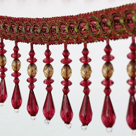 Занавески с кристаллами и бусинами, занавески с бахромой, хрустальные занавески с бахромой из бусин для абажура