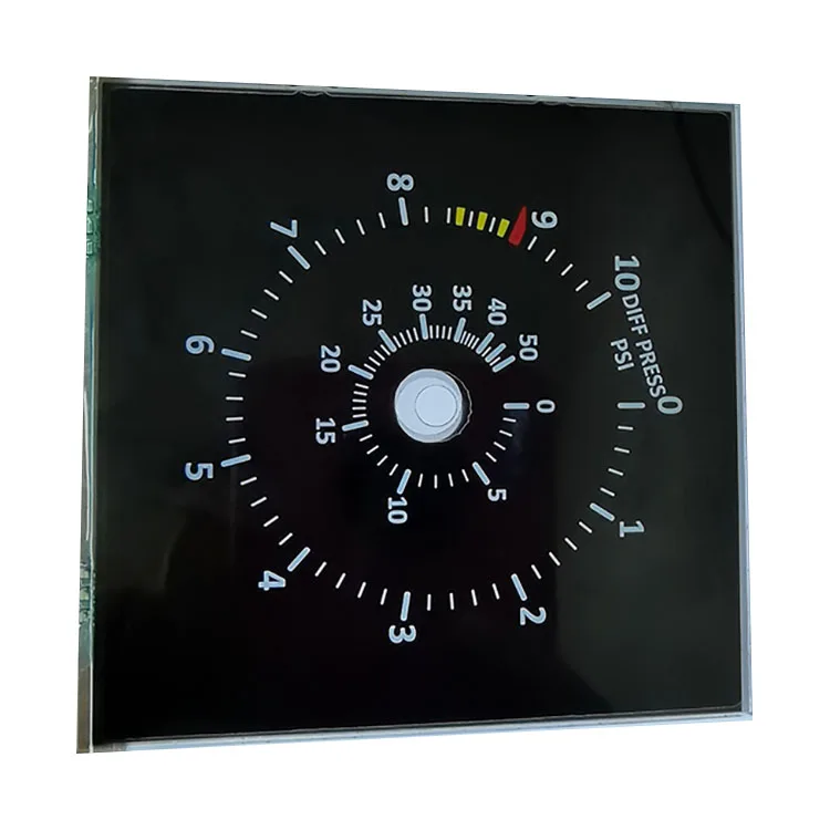 Lowest price monochrome  custom color-segment-lcd-display VA Transmissive nagative lcd display for  motorcycle electronic bike