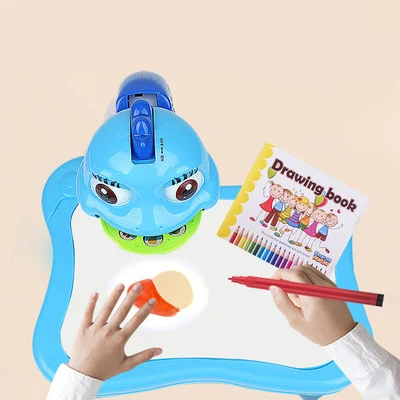 kids Study drawing Projector Painting Drawing Table Kids Painting Board Desk Arts Projection Educational Toy hot sale