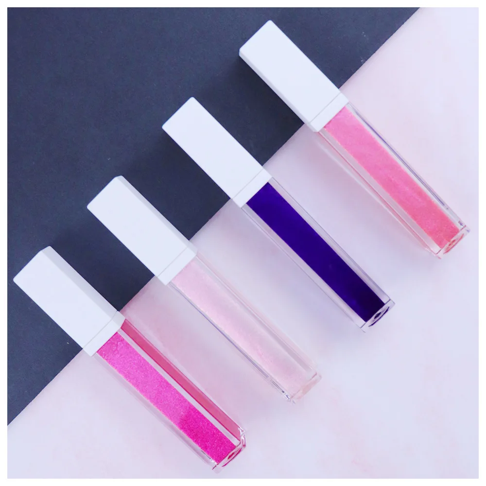 No logo OEM private label transparent lipgloss tubes unique high pigment  lipstick waterproof wholesale your logo